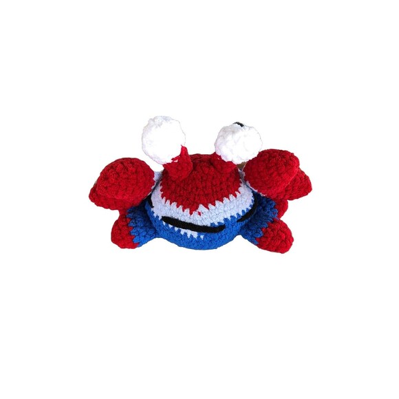 Mr Crab Nursery Baby  Handmade‎ Amigurumi CROCHET Doll Plushie - Picture 3 of 4